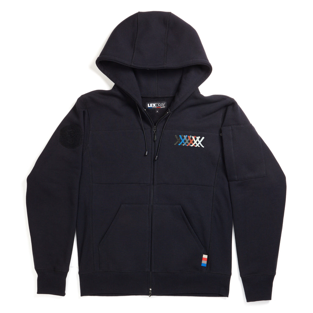 Water resistant shop zip up hoodie